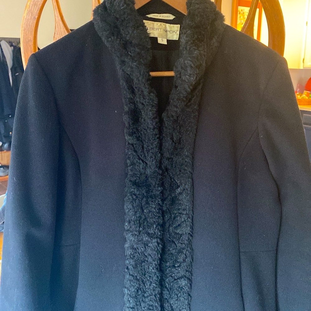 100% wool dress coat